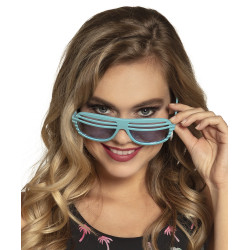 Neónové okuliare s mriežkou